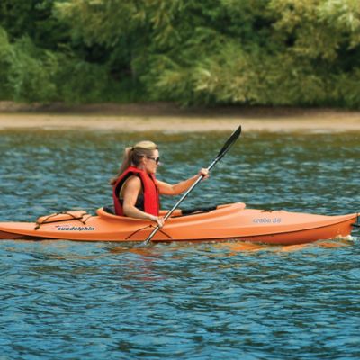 Image showing 6 th Sun Dolphin 10 ft. 7 in. Aruba Sit-Inside Kayak, Tangerine