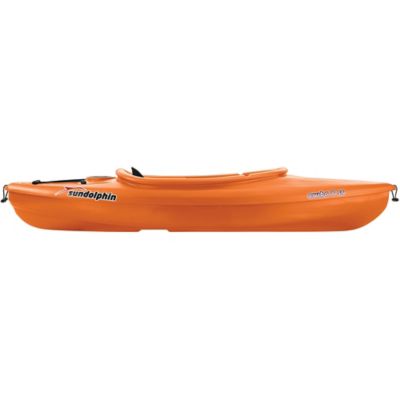 Image showing  Aruba 8 ft. SS Kayak with Paddle, Tangerine