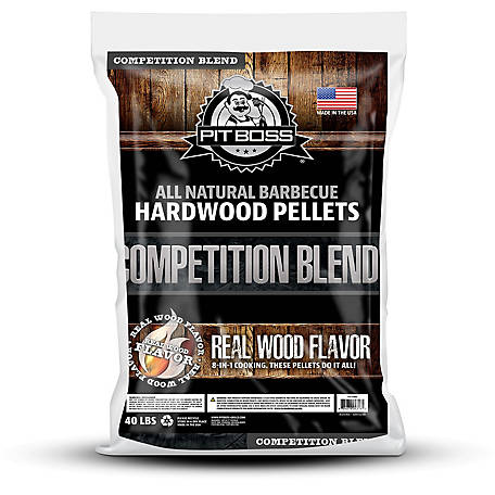 Pit Boss Competition Blend Wood Pellet Fuel, 40 lb.
