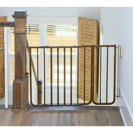 Cardinal Extension for Special Exterior Safety Gate for Stairs Brown 21-3/4 in. Pet Gates