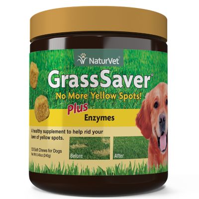 NaturVet GrassSaver Urine Supplement Soft Chews for Dogs