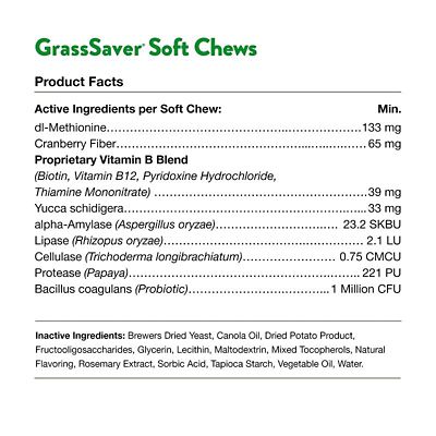 Image showing  GrassSaver Urine Supplement Soft Chews for Dogs