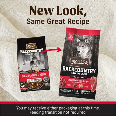 Image showing  Backcountry Grain Free Dry Adult Dog Food Kibble With Freeze Dried Raw Pieces, Great Plains Red Recipe