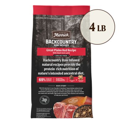 Image showing 6 th Merrick Backcountry Grain Free Dry Adult Dog Food Kibble With Freeze Dried Raw Pieces, Great Plains Red Recipe