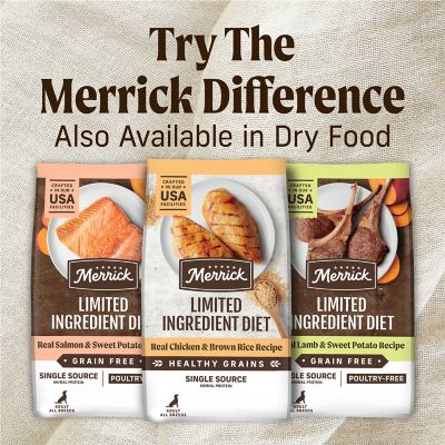 Image showing 6 th Merrick Grain Free Limited Ingredient Diet Real Lamb Recipe, 12.7 oz.