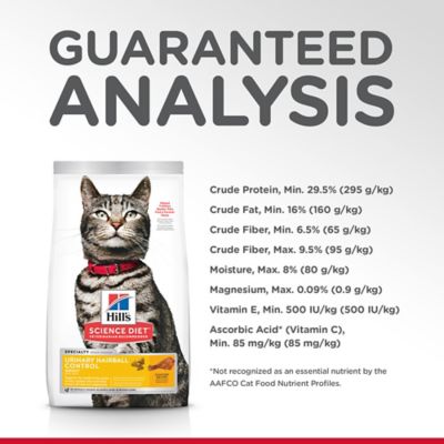 Image showing 7 th Hill's Science Diet Adult Indoor/Outdoor Urinary and Hairball Control Chicken Recipe Dry Cat Food