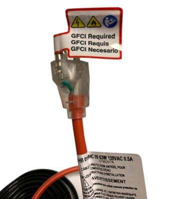 Image showing  18 ft. Automatic Electric Water Pipe Heat Cable Kit