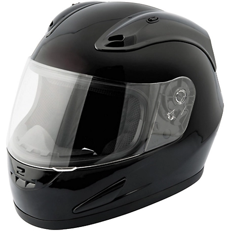 Raider Adults' Octane Full-Face Helmet, Gloss Black, Medium