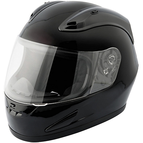 Raider Adults' Octane Full-Face Helmet, Gloss Black, Large
