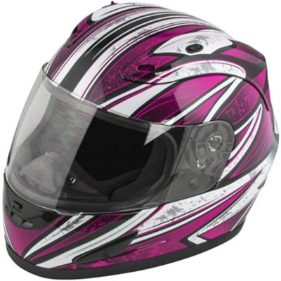 Raider Octane Full-Face Helmet, Pink/Black, Small