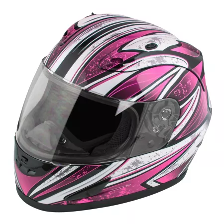 Raider Octane Full Face Helmet Pink/Black Medium Powersport Helmets