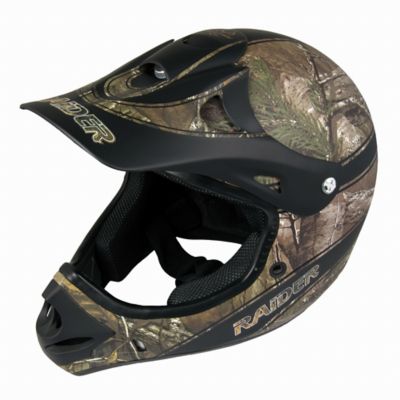 Raider Adult Ambush Team Realtree MX Helmet, Small