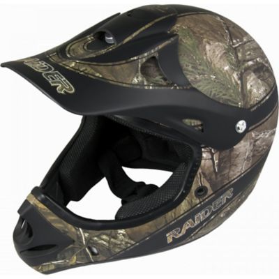 Raider Youth Ambush Realtree Camo MX Helmet, Youth Small