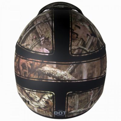 Image showing  Adult Ambush MX Helmet, Mossy Oak, Small