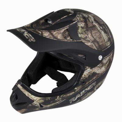 Raider Adult Ambush MX Helmet, Mossy Oak, Medium