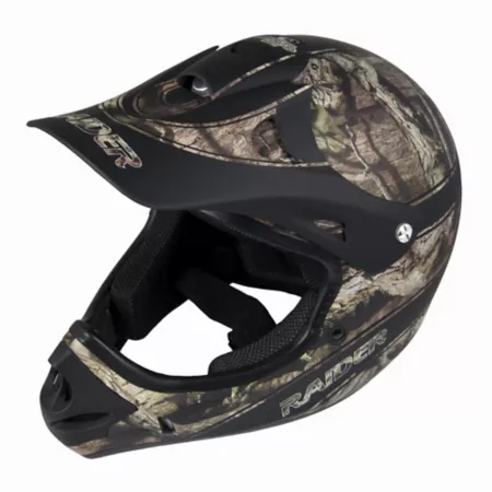 Raider Ambush MX Adult Full Face Helmet Large Mossy Oak Powersport Helmets