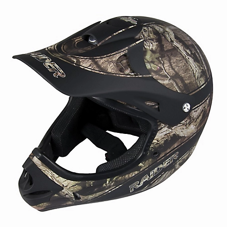 Raider Adult Ambush MX Helmet, Mossy Oak, Extra Large