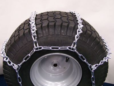 Stainless Steel Tractor Tire Chains For 23"x 10.5" Wheels Set of 2 Anti-Slip 