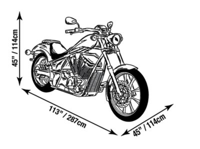 Image showing  SX Series Motorcycle Cover, Extra Large, 113 in. x 45 in. x 45 in.