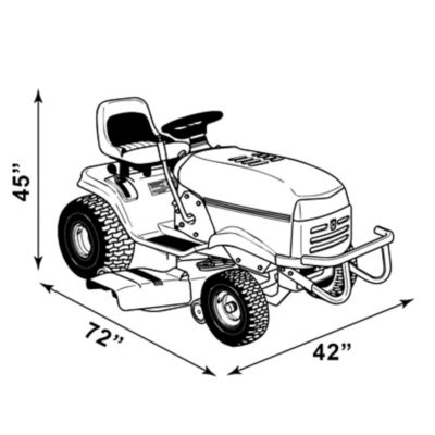 Image showing 5 th Raider SX Series Lawn Tractor Cover for 50 in. Deck Mowers