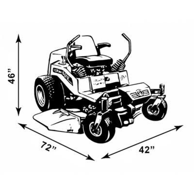 Image showing 5 th Raider Zero Turn Mower Cover for 50 in. Deck Mowers