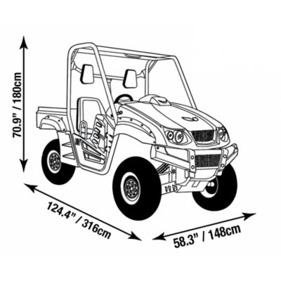 Image showing  UTV DT Series Premium Trailer Cover for UTVs Up to 120 in.