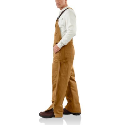 Image showing 4 th Carhartt Men's Flame-Resistant Duck Bib Lined Overalls