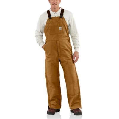 Image showing  Men's Flame-Resistant Duck Bib Lined Overalls