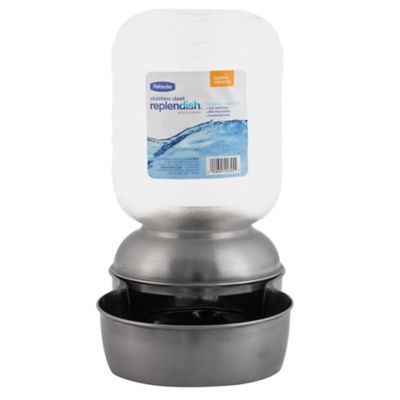 McLovin's Gravity Waterer & Feeder Grey - Single