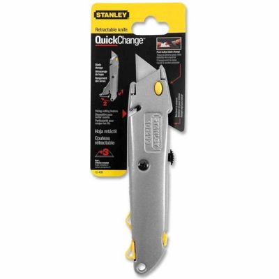 Stanley 10-499 2.5 in. QuickChange Retractable Utility Knife, 10-499