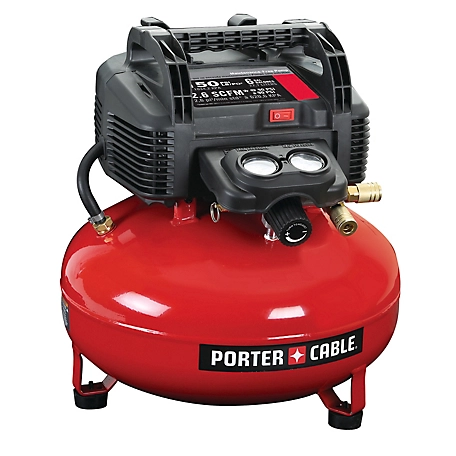 PORTER-CABLE C2002 6 gal. Oil-Free Pancake Air Compressor, 150 PSI