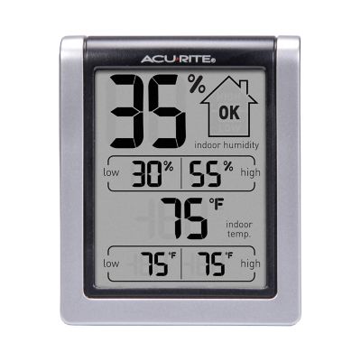 Outdoor Thermometer Large Numbers - 12Inch Outdoor Thermometers for Patio  Waterproof, Wall Mounted Thermometer Hanging Thermometer Hygrometer with