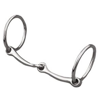 Reinsman Circle R O-Ring Chrome-Plated Snaffle Bit