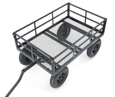 GroundWork 1,400 lb. Capacity Heavy-Duty Steel Utility Cart, GW 