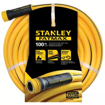 Stanley FATMAX Professional Grade Irrigation Hose 5/8 in x 100 ft. Garden Hoses