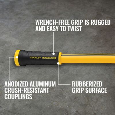 Image showing 5 th Stanley 5/8 in. x 50 ft. Fatmax Garden Water Hose Coupling with Titan