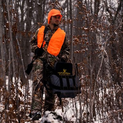 Image showing 8 th Rivers Edge Lounger 3 in. Foam Padded Tree Seat with Backrest