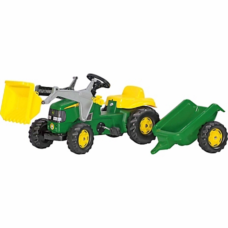 John Deere by rolly Kids Pedal Tractor with Trailer