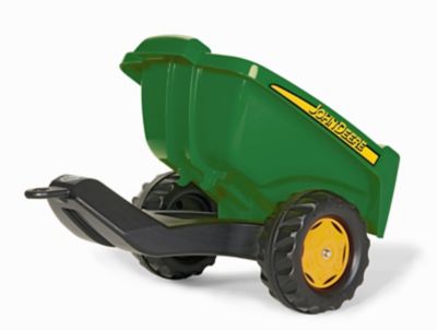 Image showing  Rolly Toys John Deere Tipper Toy Trailer, 22 in. x 18 in. x 13 in., Compatible with All Rolly Tractors