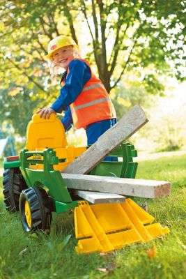 Image showing  Rolly Toys John Deere Farm Toy Trailer, 25 in. x 18 in. x 15 in.
