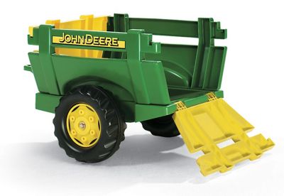 Image showing  Rolly Toys John Deere Farm Toy Trailer, 25 in. x 18 in. x 15 in.