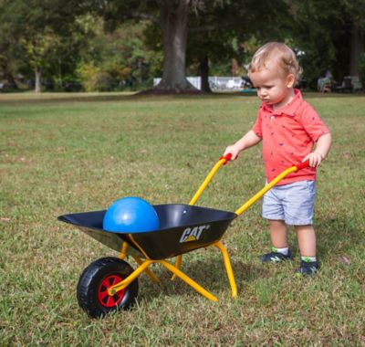 Image showing  25 lb. Capacity Cat Kids' Wheelbarrow