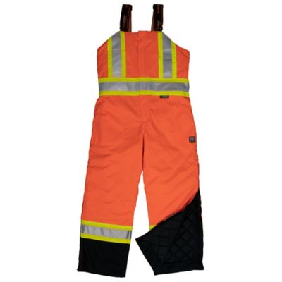 Image showing 4 th Tough Duck Men's Hi-Vis Safety Lined Overalls