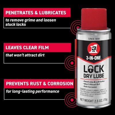 Image showing  2.5 oz. Lock Dry Lube