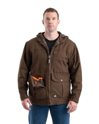 fleece lined hooded jacket