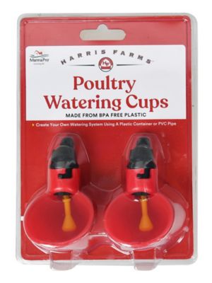 Harris Farms Poultry Watering Cups, 2-Pack