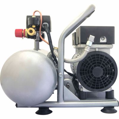 Image showing  1 HP 2 gal. Ultra Quiet and Oil-Free Aluminum Tank Air Compressor