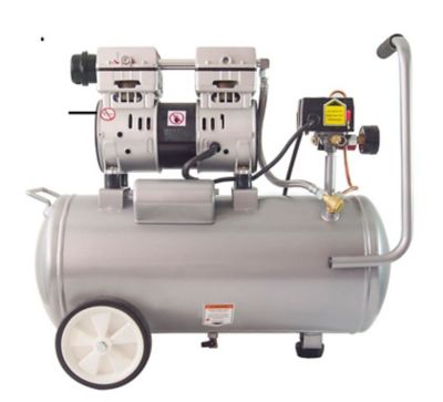 Image showing  1 HP 8 gal. Ultra Quiet and Oil-Free Steel Tank Air Compressor