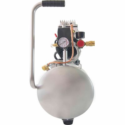 Image showing  1 HP 8 gal. Ultra Quiet and Oil-Free Steel Tank Air Compressor