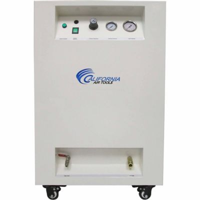 California Air Tools Ultra Quiet & Oil-Free 1.0 HP 8.0 gal. Steel Tank Air Compressor in Sound Proof Cabinet, CAT-8010SPC